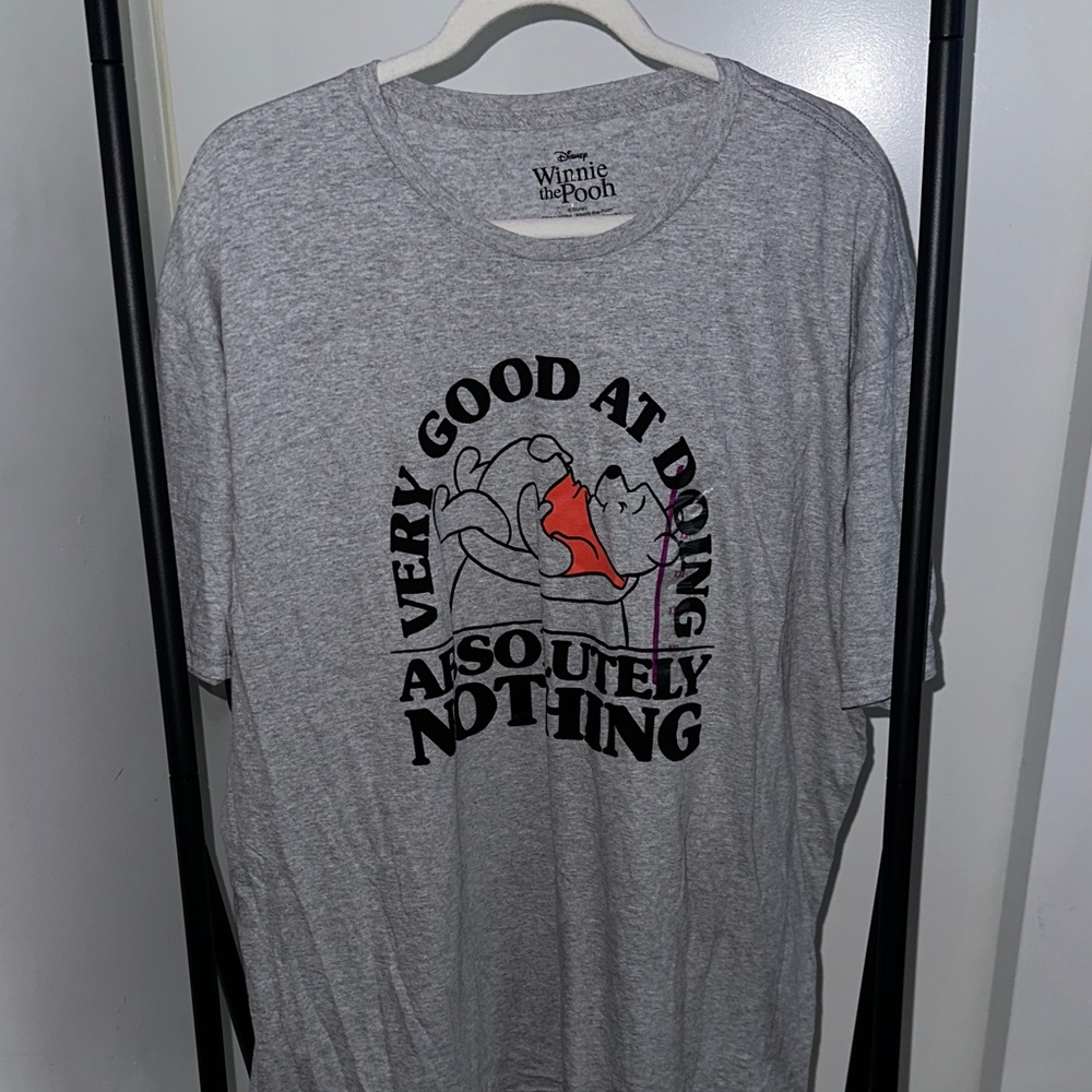 Winnie the Pooh Gray Short Sleeve Tee size XXL NWT